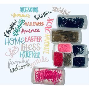 HUGE BUNDLE of Letter board Sayings and Fonts